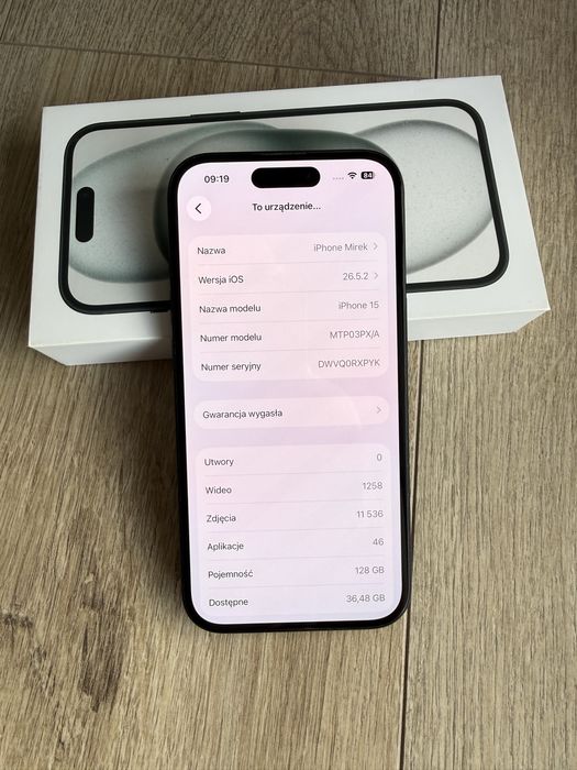 iPhone 15 jak nowy