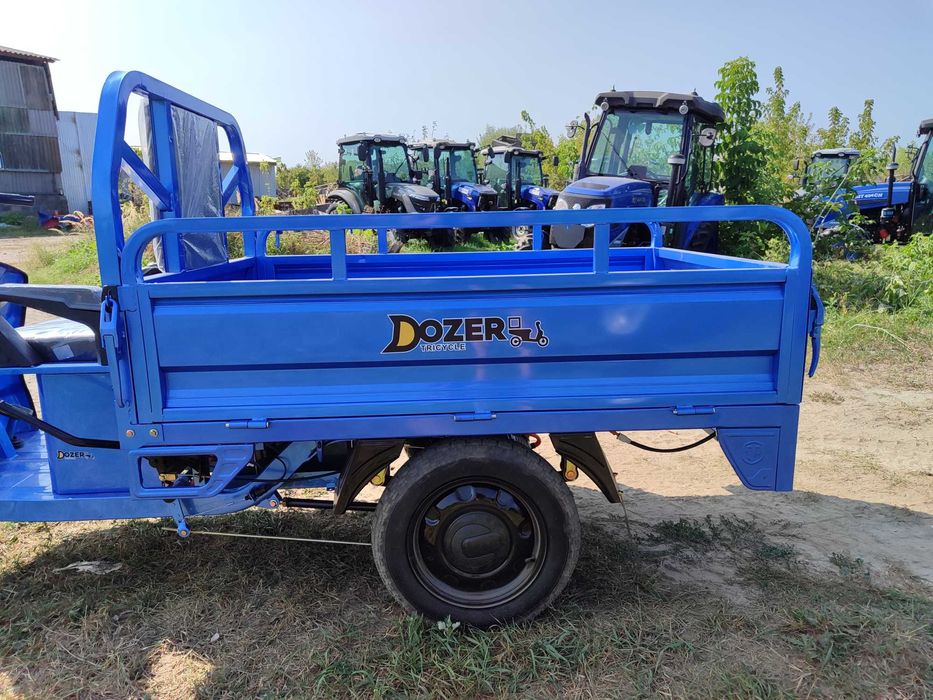 Грузовой Трицикл электрический Дозер 1200 ватт доставка без предоплаты