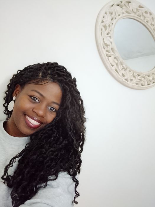 Lace trançada com renda frontal de densidade