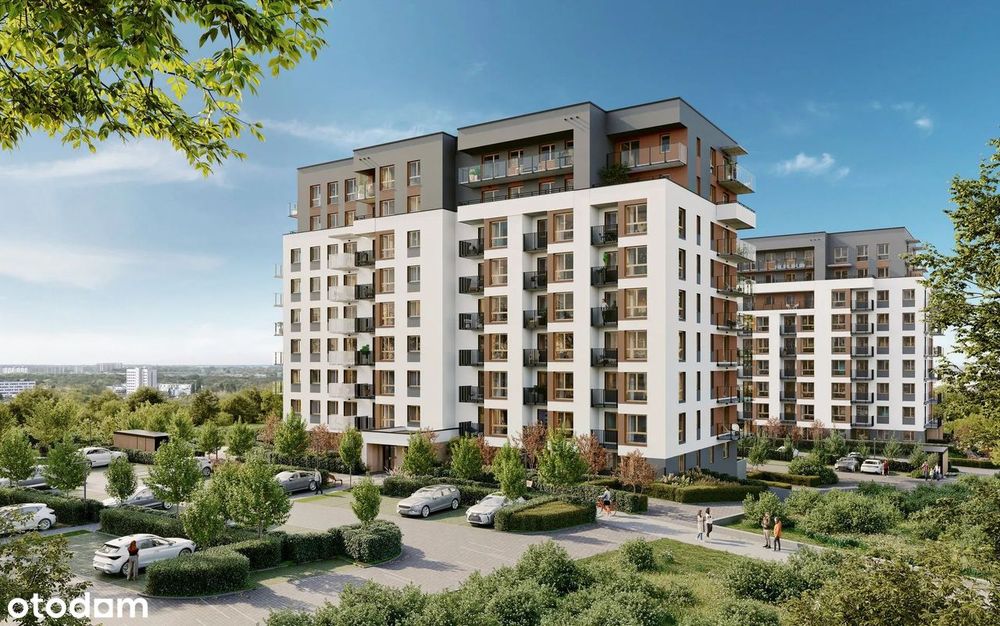 2-pokojowe mieszkanie 42m2 + balkon Bez Prowizji