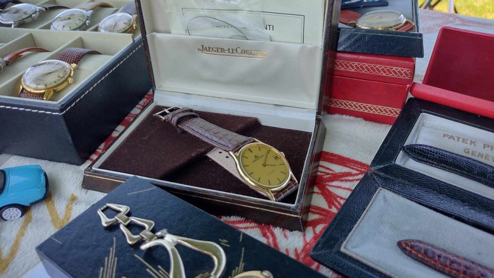 Jaeger-LeCoultre, JLC, Jaeger LeCoultre w 18K złocie z pudełkiem