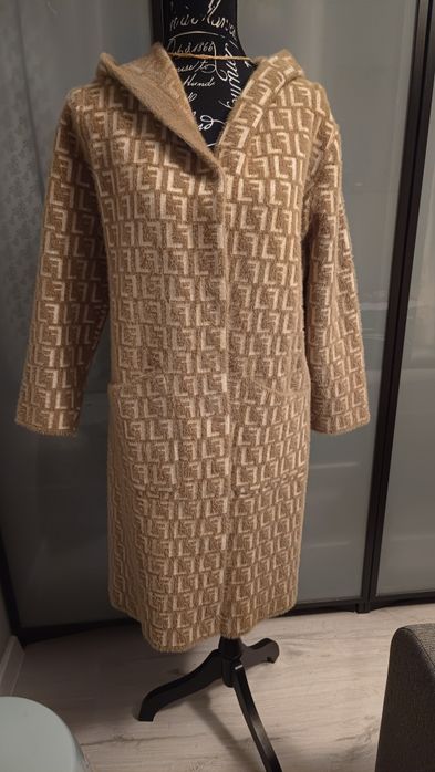 Kardigan damski z kapturem