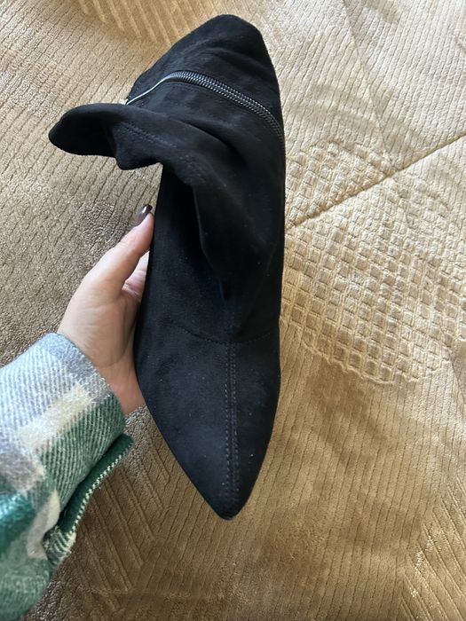 Botas pretas camurca