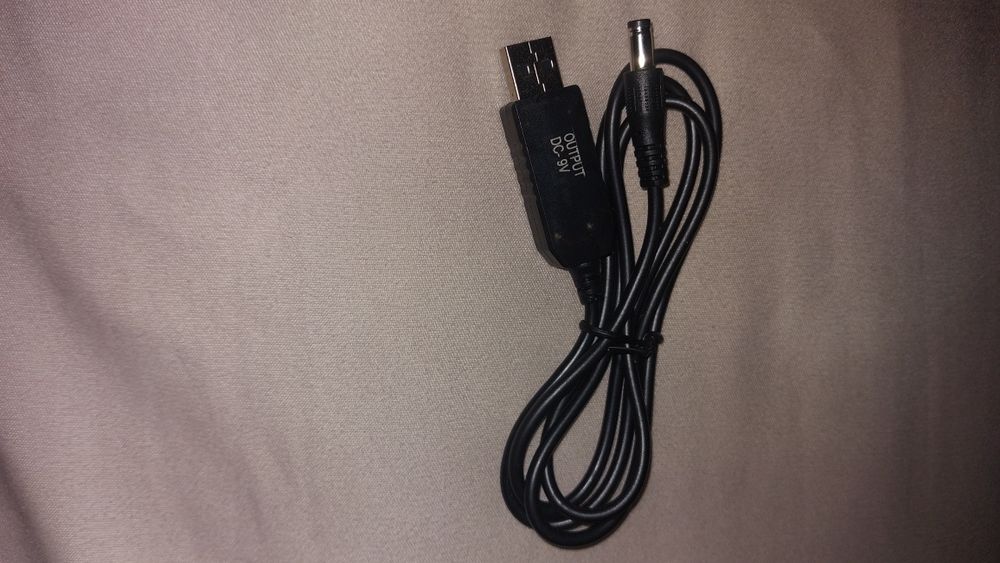 Кабель для роутера и терминала USB 9v-12v