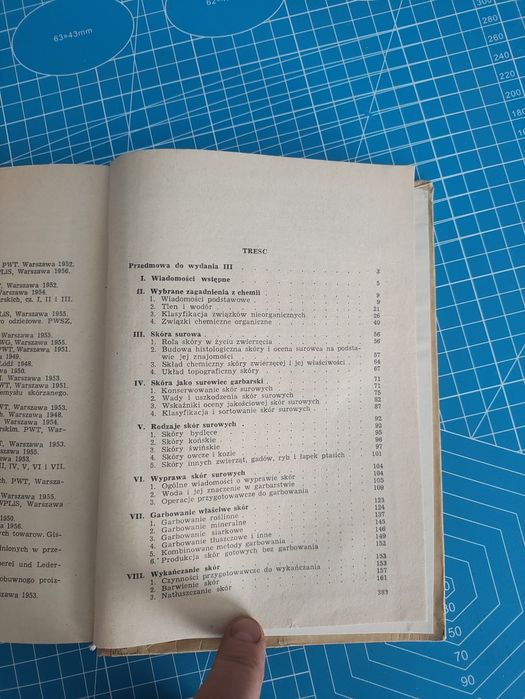 Materiałoznawstwo skórzane - Tadeusz Persz, kaletnictwo, garbarstwo