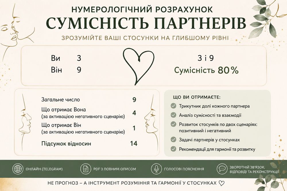 Нумеролог. Нумерологія сумісності в стосунках