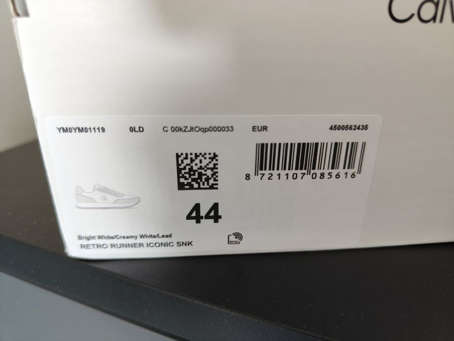 Sneakersy nowe Calvin Klein CK retro runner iconic