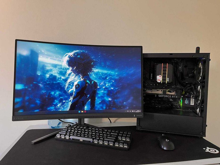 Komputer+ monitor+ garniture