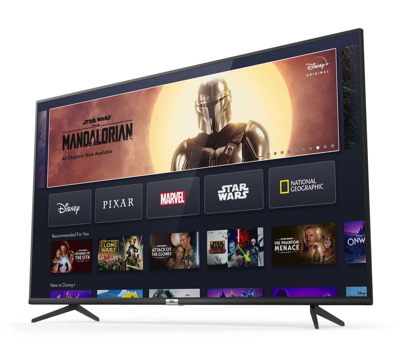 Telewizor LED 43" TCL 43P615 4K HDR AndroidTV WiFi BT DVBT2 Nowy GW