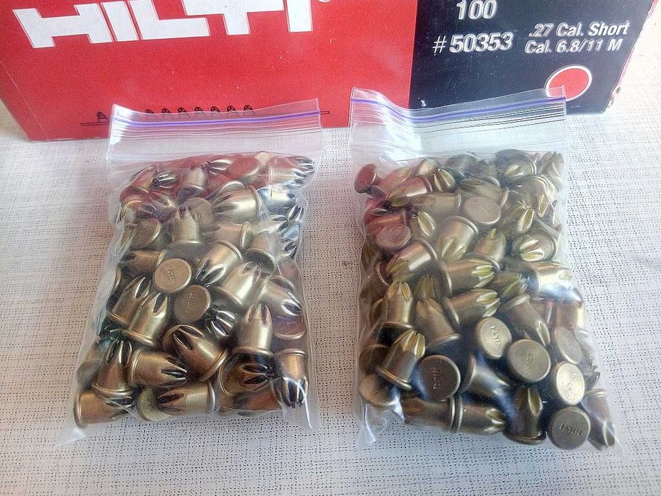 Продам патрони HILTI і Sellier & Bellot до монтажних пістолетів