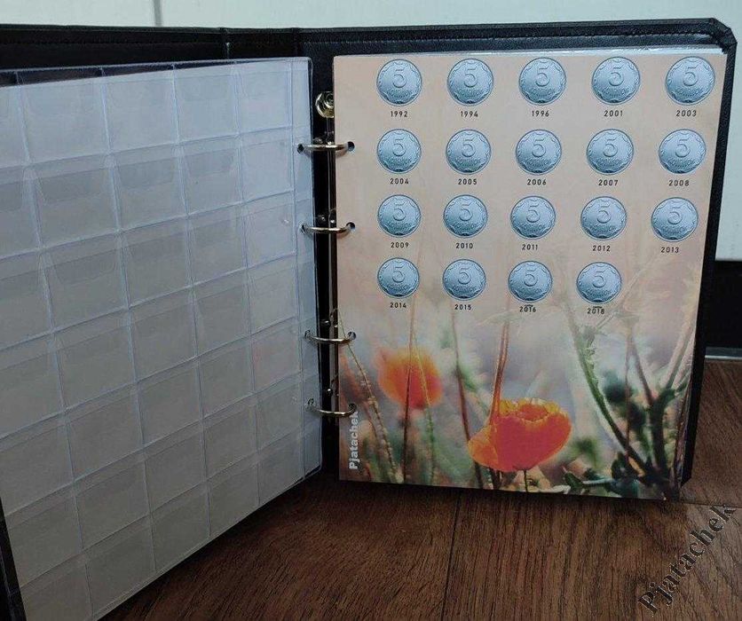 Альбом и листы с разделителями для разменных монет Украины с 1992