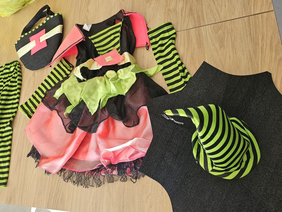 Strój na Halloween Wiedźma 4-6 lat