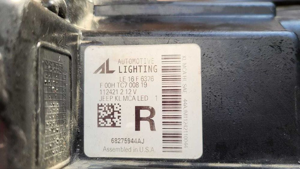 [ПІД РЕМОНТ, НА ЗАПЧАСТИНИ] Фара права Jeep Cherokee KL 2019 - 2022