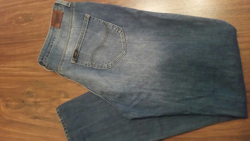 Spodnie jeansowe LEE W33 L33 oryginalne proste nogawki