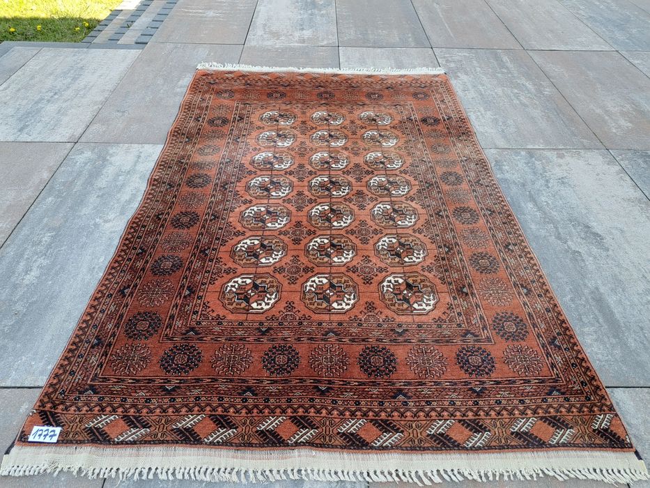 Ekskluzywny dywan afgański Buchara – ręcznie tkany | 120 × 190 cm | klasyka orientu