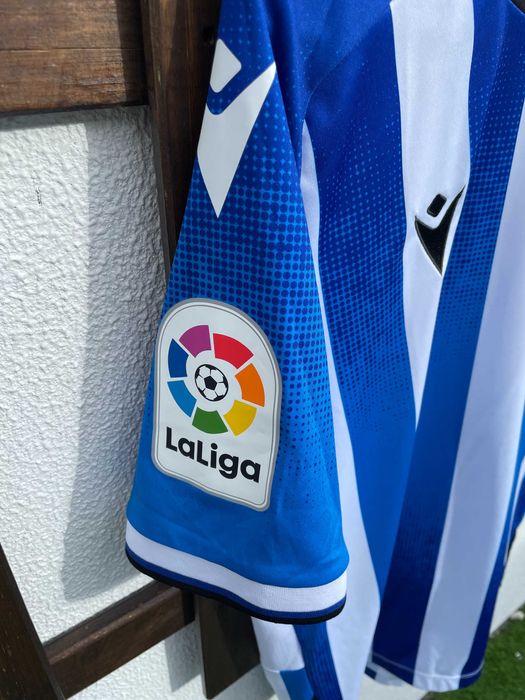 Camisola Oficial Real Sociedad 2021-22 Macron (tamanho M)