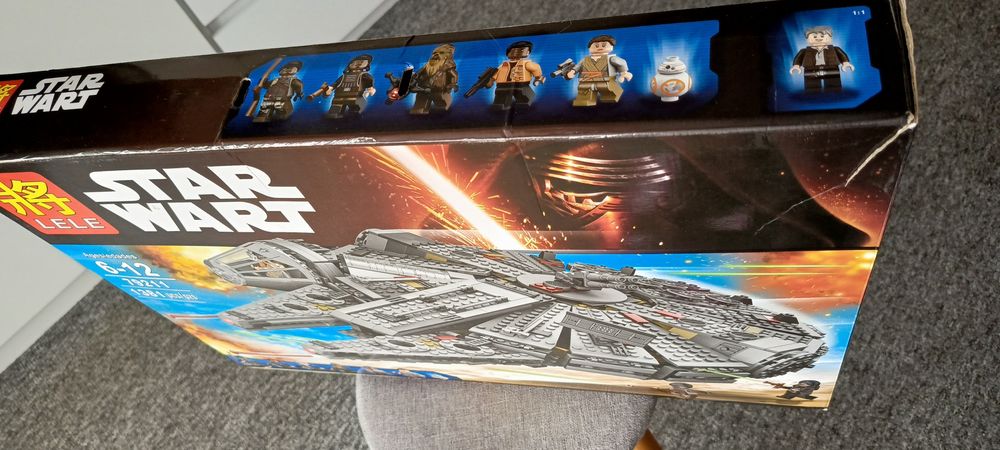 Klocki, karton, instrukcja Sokół Millenium