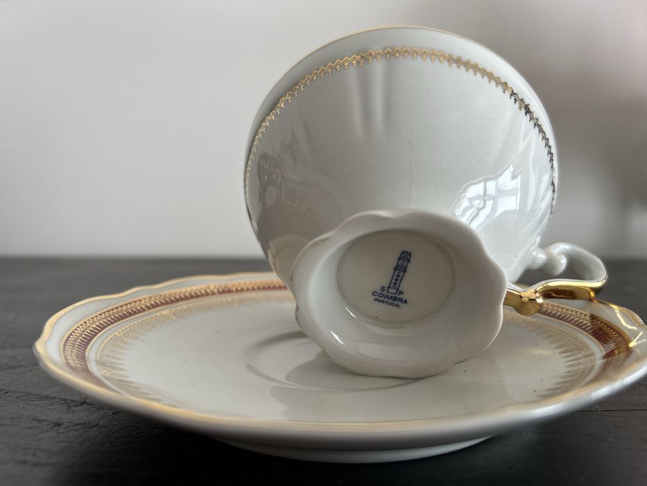 Chavena de chá antiga.