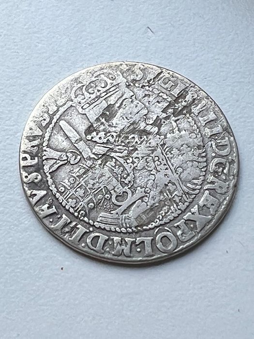 Polska Ort 1623 Zygmunt III Waza 1/4 talara