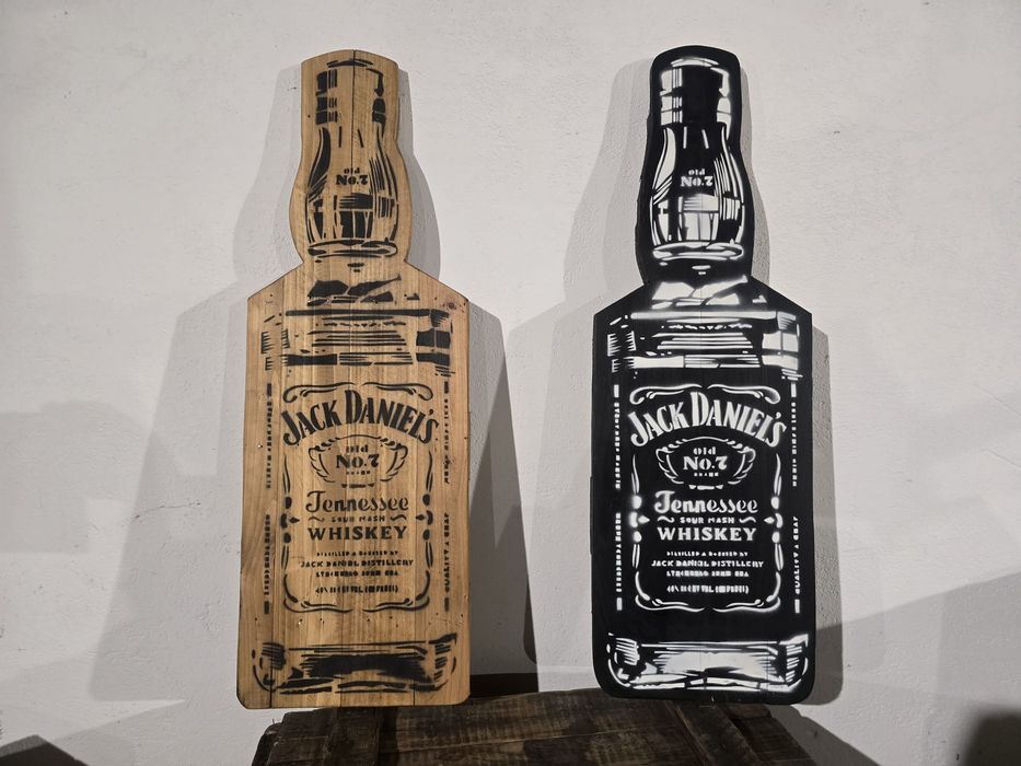 Donica z Beczki dębowej po whisky z uchwytami lub bez duże donice