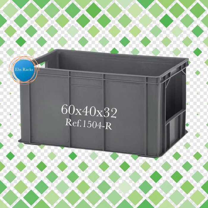 Oportunidade! Caixas plástico Novas 60x40x32