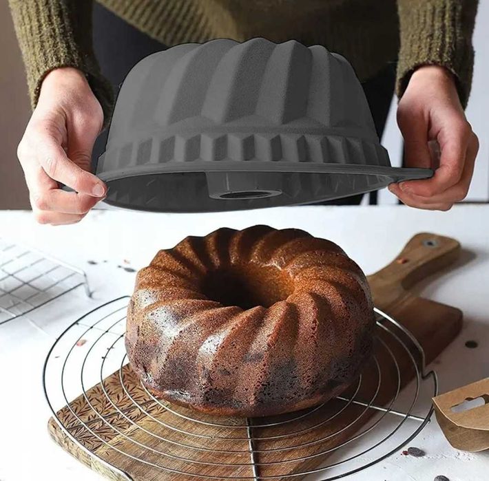 FORMA NA BABKĘ foremka do pieczenia silikonowa do BABKI WIELKANOCNEJ