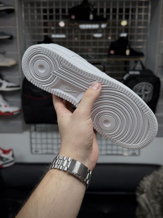 ЗИМОВІ кросівки Nike Air Force low білі з хутром кроссовки найк форс