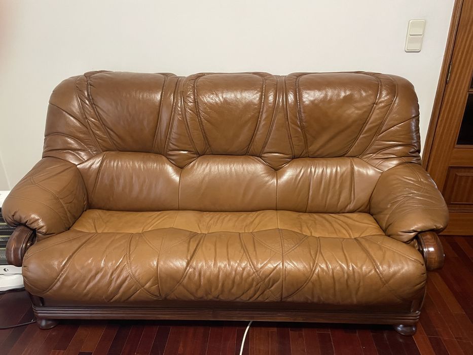 Sofá vintage castanho