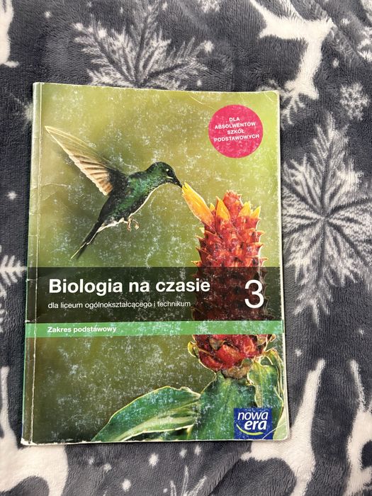 Podręcznik do biologi BIOLOGIA NA CZASIE klasa 3