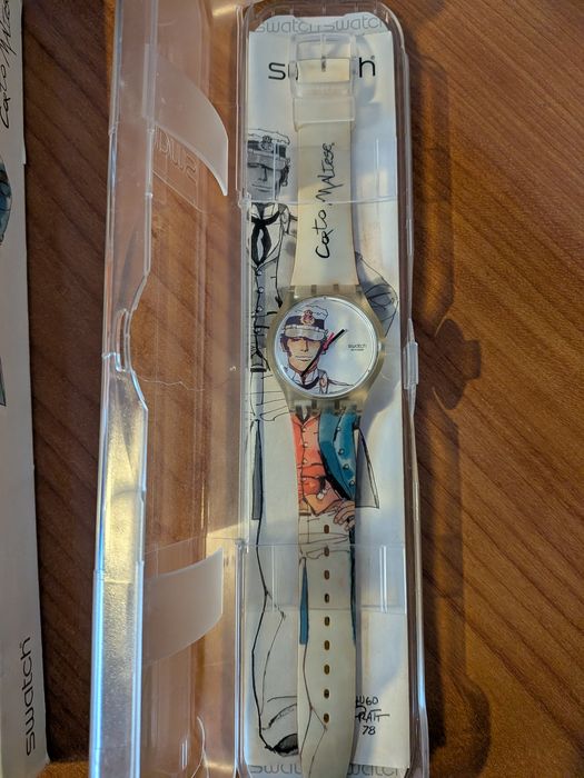 Relógio Swatch edição Corto Maltese