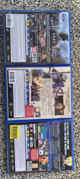Soul calibur 6/Dragon ball xenoverse 2/Far cry 5 PlayStation 4