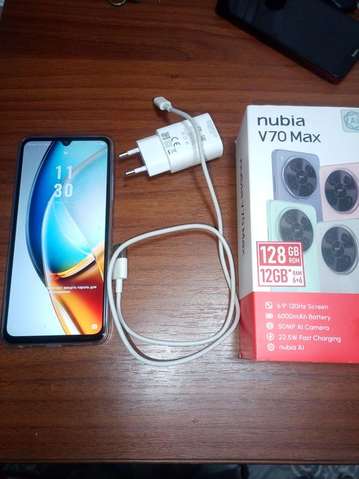 Телефон з великим экраном 6,9" ZTE nubia V70 MAX