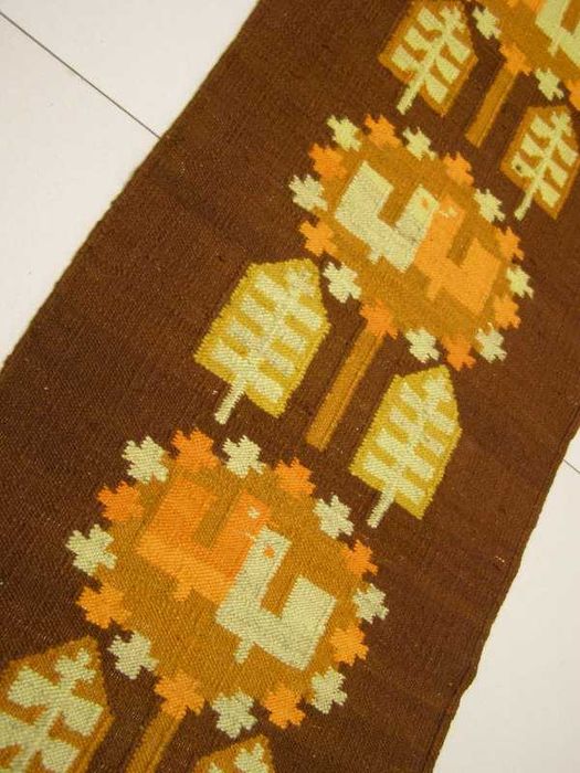 Kilim - " Kurki ", Cepelia l.70 XXw.