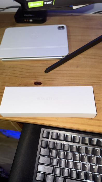 Apple watch 11 gps com caixa de alumínio em preto