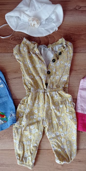 Lato - Zestaw ciuchów dla dziewczynki 68 cm. Buty Befado rozmi
