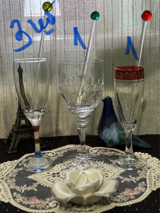 Бокали скляні різні