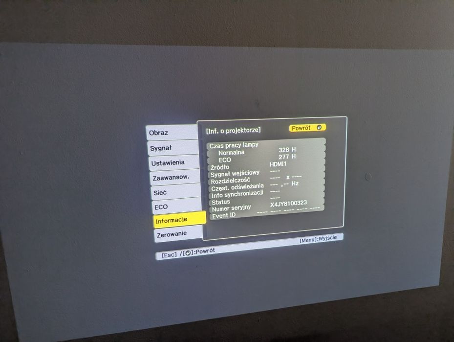 Projektor Epson EH-TW610