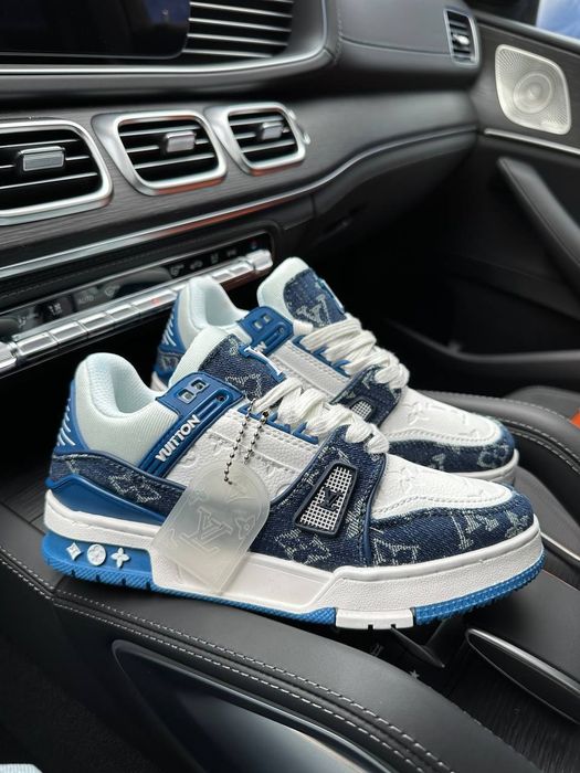 36-45 Louis Vuitton Trainer Sneaker White / Blue