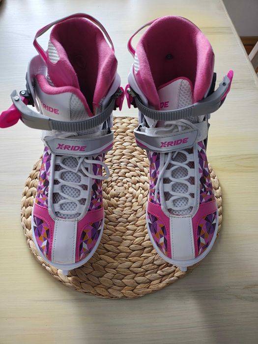 Regulowane łyżwy figurowe damskie, młodzieżowe, Xride rozmiar 37 -40