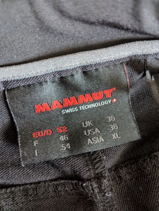 Брюки трекинговые Mammut Runbold Pants Black. р52.