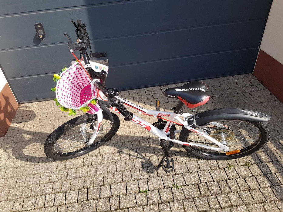 Rower Kross 20 cali Hexagon Mini plus koszyk 2 kaski