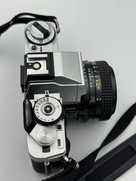 Minolta XGM XG-M z Rokkor 50 1:2 Pudełko Serwis