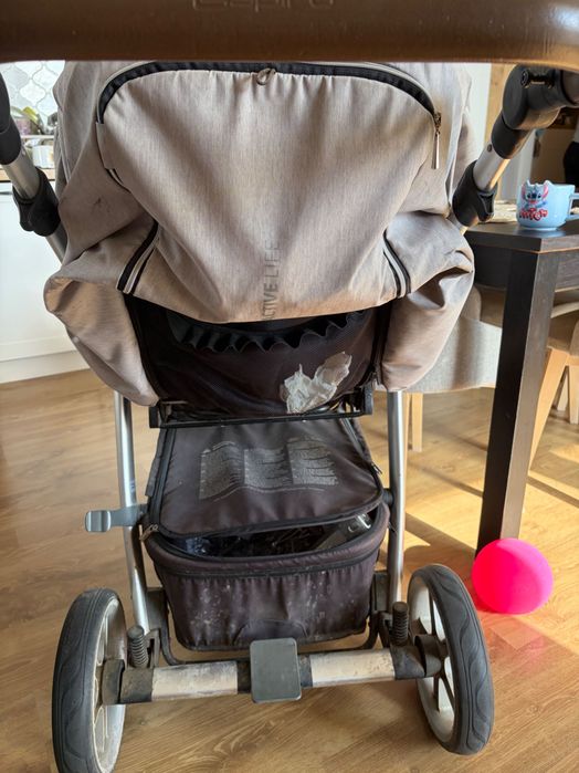 Espiro wozek 3w1 - fotelik skorupka w komplecie