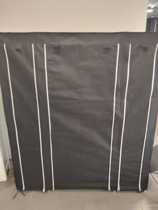 Szafa modułowa składana czarna