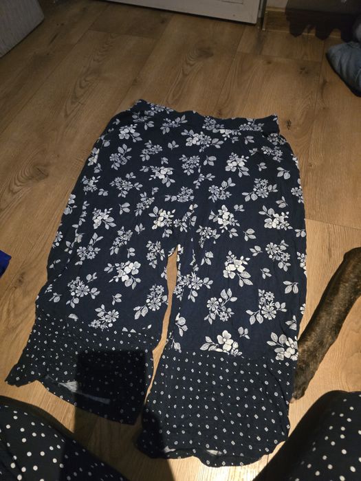 spodnie z szeroka nogawka xxl/xxxl