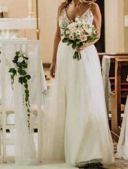 Maggie sottero charlene - suknia ślubna r.36
