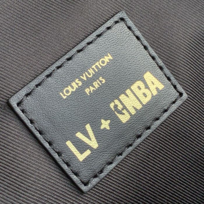 LOUIS VUITTON X NBA рюкзак мужской черный кожаный оригинал