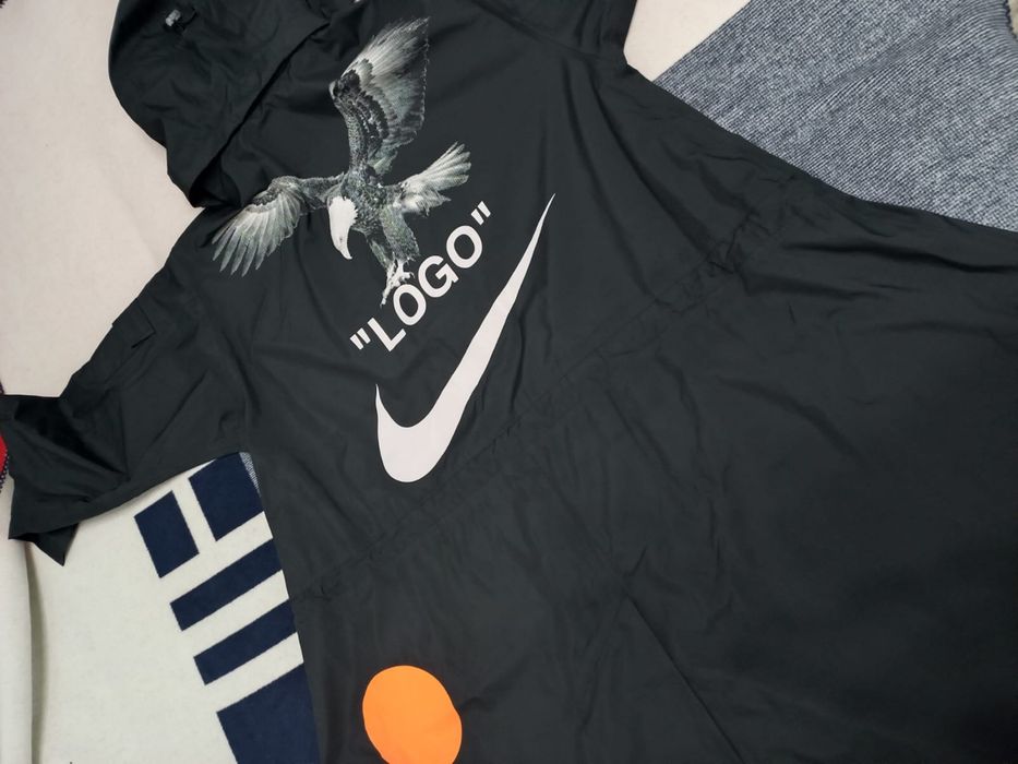 NikeLab x OFF-WHITE Mercurial NRG X  колаба Jacket Куртка Плащ