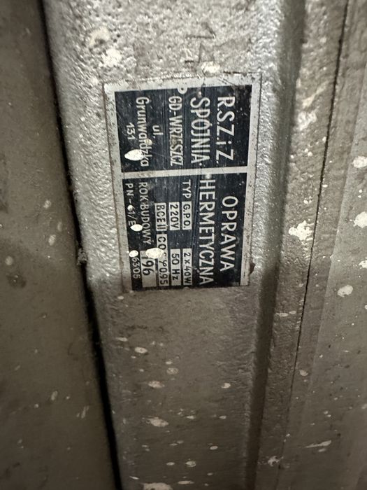 Lampa   Loft jarzeniowa   Przemyslowa PRL 1960 rok