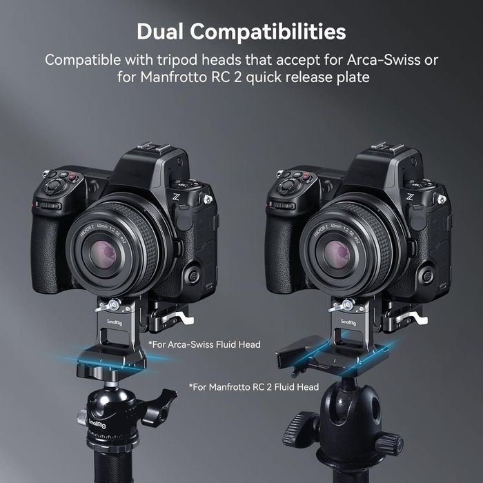 adaptador Smallrig de foto vertical e horizontal nikon Z